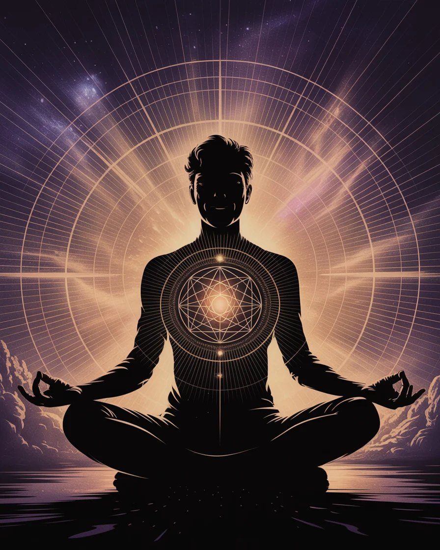 Sacred geometry illustration plate 5 from Wired to Win